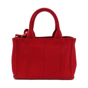 Prada Red Kanapa 2Way Tote Bag
